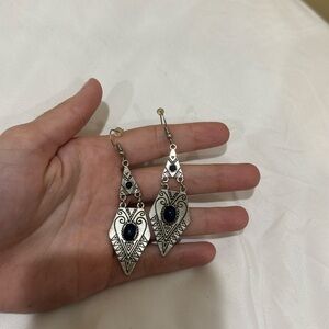 black western boho earrings
